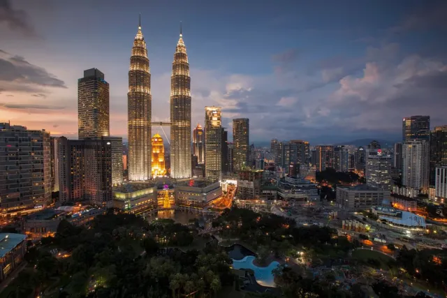 Kuala Lumpur at night